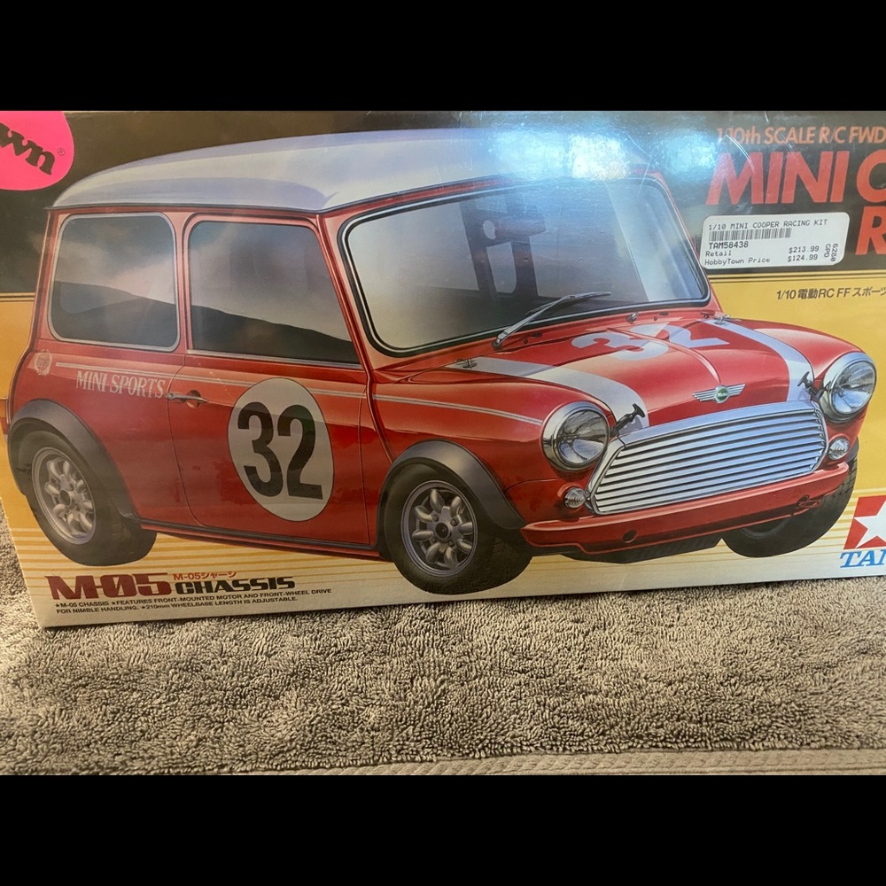 Tamiya 1/10th Scale Mini Cooper RC Kit